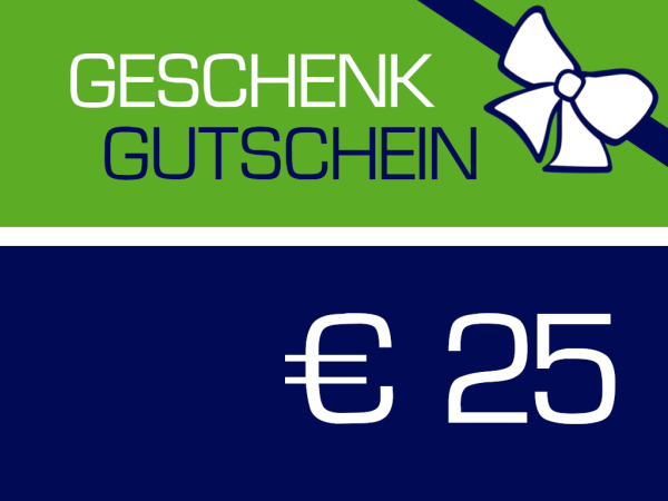 Geschenkgutschein 25€